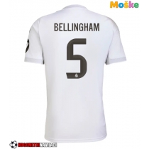 Moške Nogometnih dresov Real Madrid Jude Bellingham #5 Domači 2025-26 Kratki rokavi